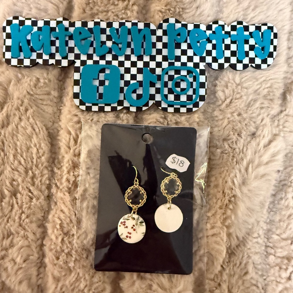 NEW HANDMADE CLAY EARRINGS